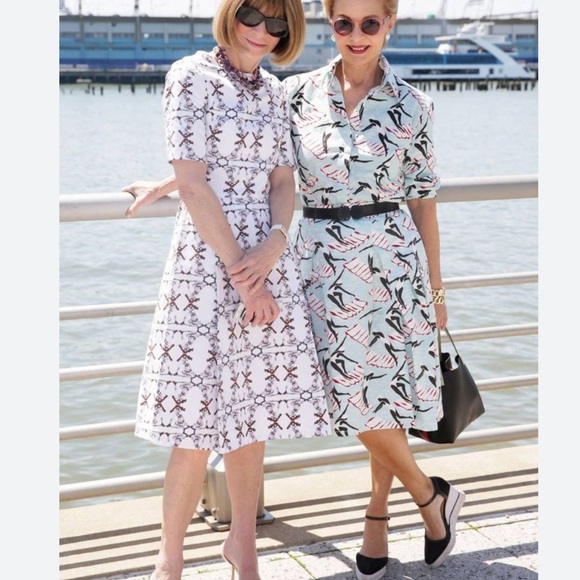 Carolina Herrera Born Free Limited Collection Printed Cotton Shirt Dress - Picture 5 of 12